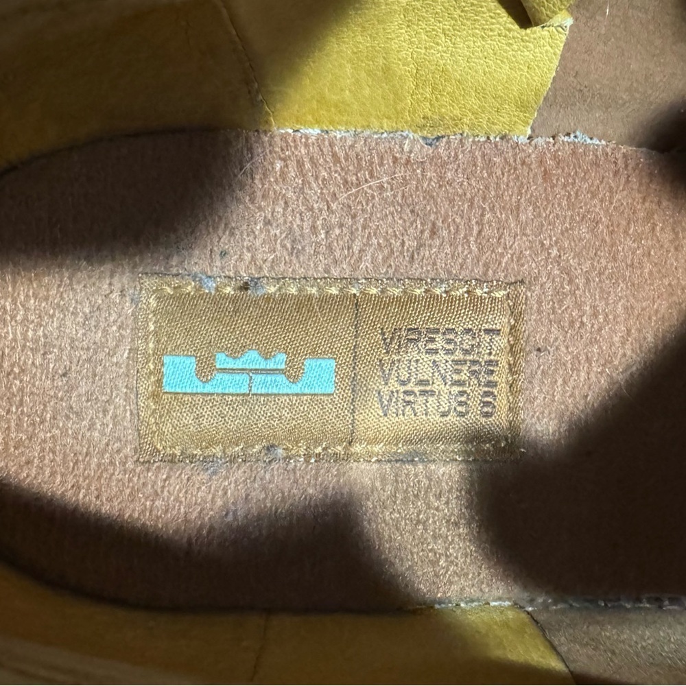 Nike LeBron X NSW Lifestyle NRG in the Hazelnut/Tide Pool Blue Men’s Size 10 - Picture 7 of 10